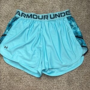 Under Armour Women’s Loose Fit Blue Athletic Shorts‎ Size 1X